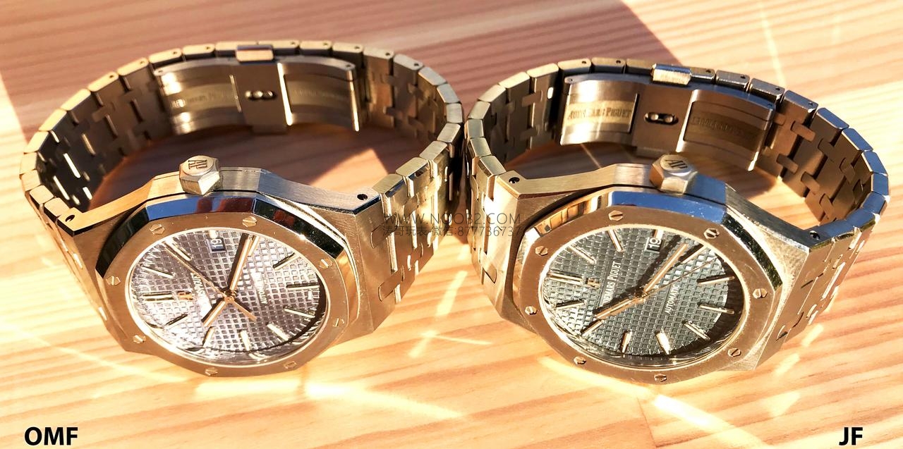 JF Factory Audemars Piguet ap15400 V5 versiyonu Royal Oak ile OM Factory karşılaştırması: hangi replika saat daha iyi yapılmış? — 39. fotoğraf