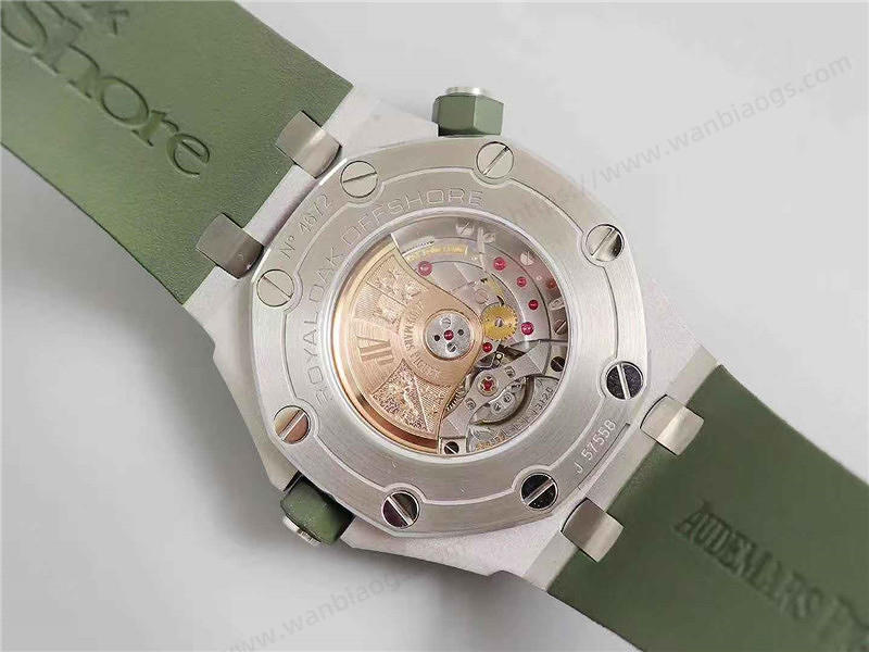 JF Factory Audemars Piguet AP15710ST Askeri Yeşil Royal Oak Offshore İnceleme — 6. fotoğraf