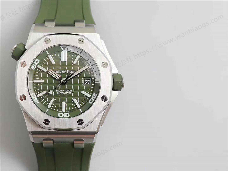 JF Factory Audemars Piguet AP15710ST Askeri Yeşil Royal Oak Offshore İnceleme — 9. fotoğraf