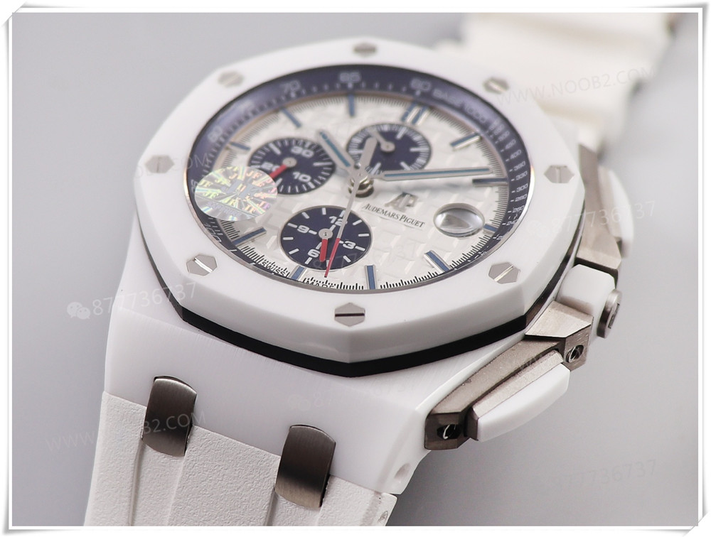 JF Factory Audemars Piguet Royal Oak Offshore 26402 Beyaz Seramik Kronograf Kullanım Kılavuzu — 3. fotoğraf