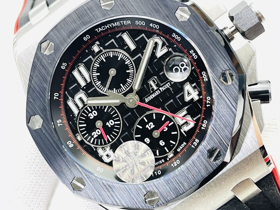 JF Factory Audemars Piguet Royal Oak Offshore Serisi AP26470 Black Knight Çelik Kasa Seramik Bezel Yeni Model Kol Saati — 2. fotoğraf