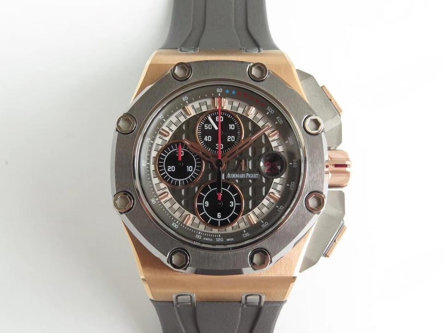 JF Factory Audemars Piguet Schumacher Royal Oak Offshore Serisi V8 Versiyonu 26568OM Kol Saati — 2. fotoğraf