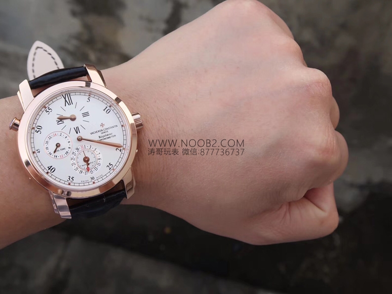 k11 Vacheron Constantin VC Malte 42005 iki zaman dilimli replika saat nasıl? — 1. fotoğraf