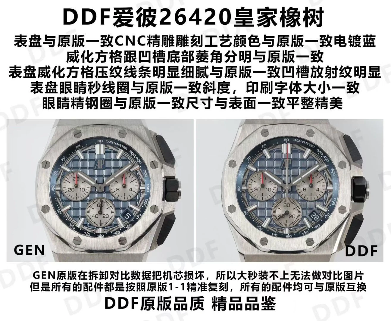 Karşılaştırmalı İnceleme: AP Royal Oak Offshore 43 mm 26420ti Titanyum DDF — 1. fotoğraf