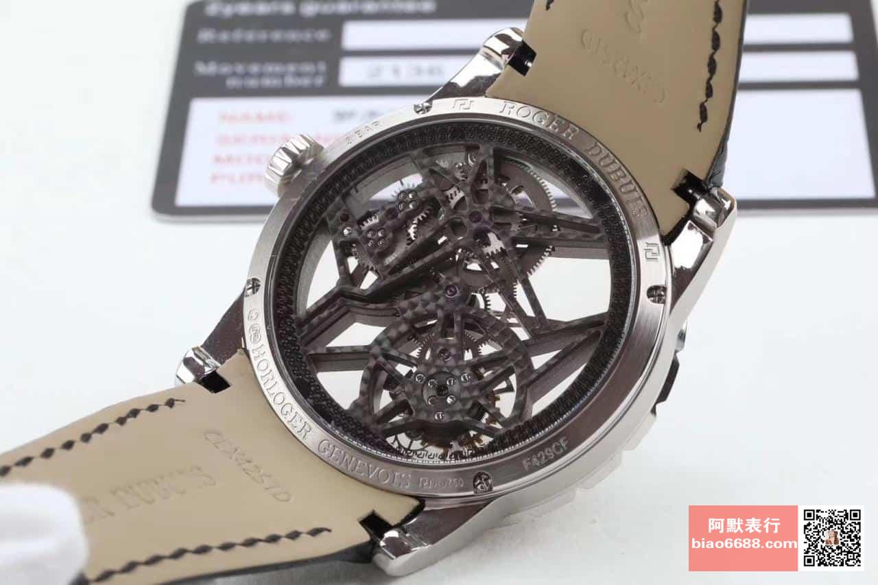Karşılaştırmalı inceleme: BBR Factory V3 versiyonu Roger Dubuis Excalibur Kings serisi ultra ince iskeletli tourbillon kol saati - Model: RDDBEX0392 — 9. fotoğraf