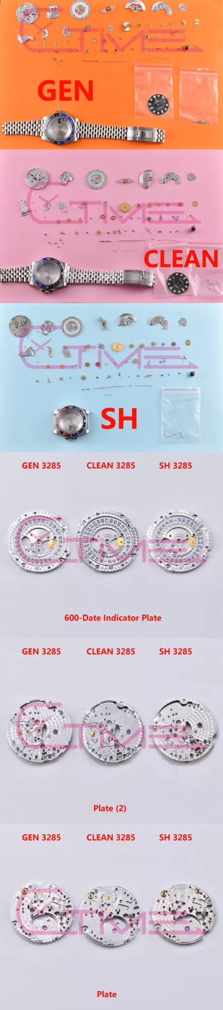 Karşılaştırmalı inceleme: Clean [3285 mekanizma]Rolex GMT-Master II serisi m126710blnr-0002 kol saati (mavi-siyah bezel) — 1. fotoğraf