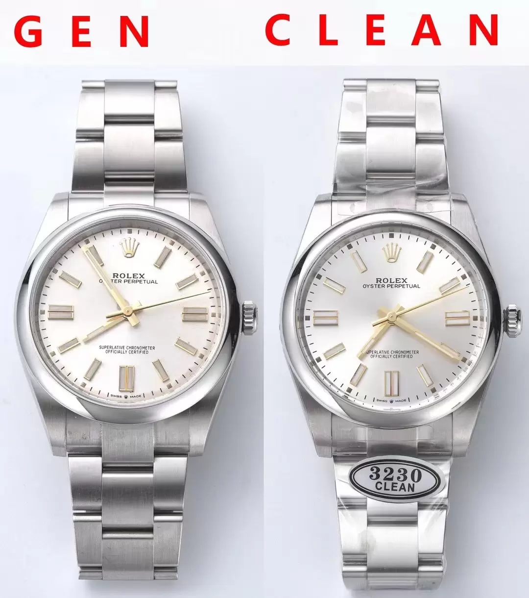 Karşılaştırmalı inceleme: Clean [41 mm] Rolex Oyster Perpetual serisi m124300-0001 kol saati — 1. fotoğraf