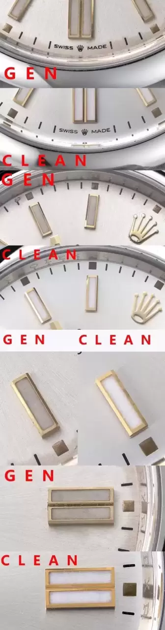 Karşılaştırmalı inceleme: Clean [41 mm] Rolex Oyster Perpetual serisi m124300-0001 kol saati — 2. fotoğraf