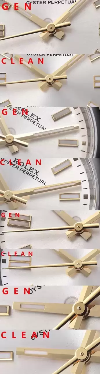 Karşılaştırmalı inceleme: Clean [41 mm] Rolex Oyster Perpetual serisi m124300-0001 kol saati — 5. fotoğraf