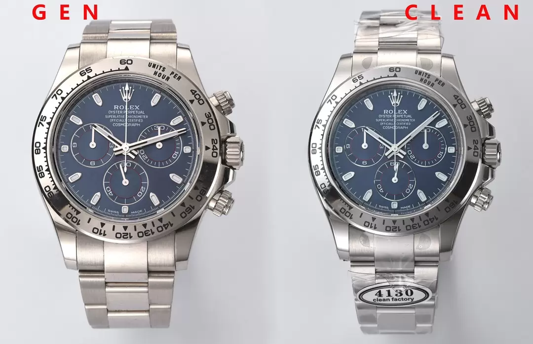 Karşılaştırmalı inceleme: Clean Rolex Cosmograph Daytona 116509-0071 — 1. fotoğraf