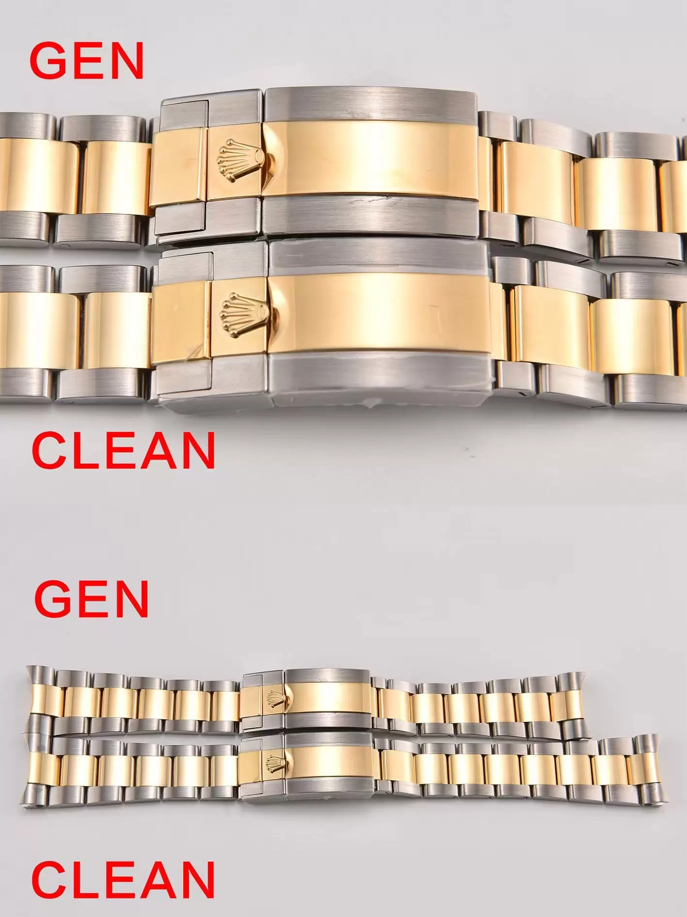 Karşılaştırmalı inceleme: Clean Rolex GMT-Master II serisi 116713-LN-78203 kol saati — 8. fotoğraf