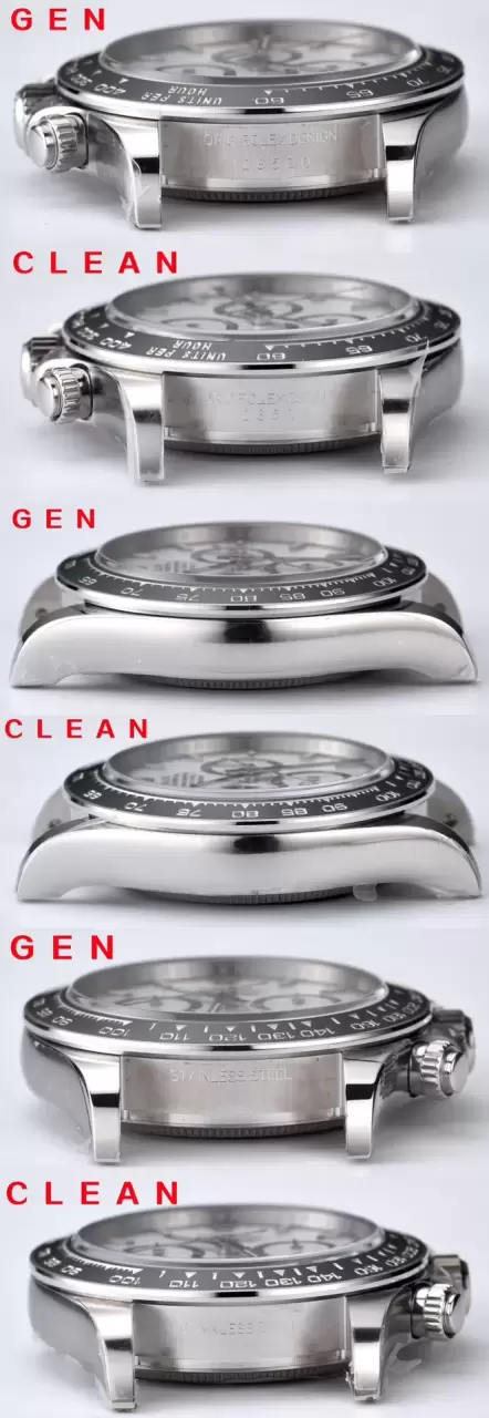 Karşılaştırmalı inceleme: Clean Rolex Cosmograph Daytona m126500ln-0001 [Panda Daytona] — 9. fotoğraf