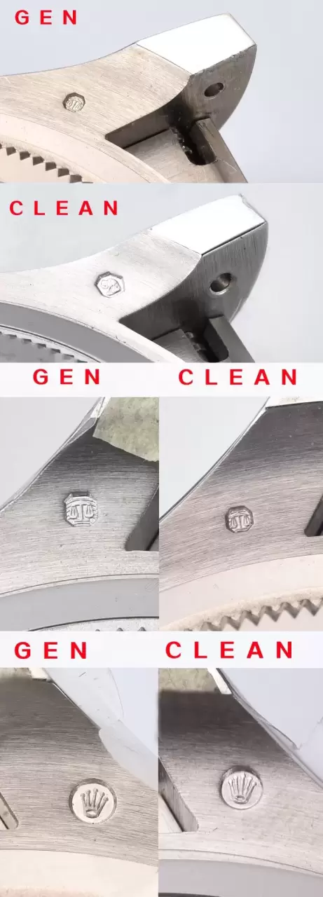 Karşılaştırmalı inceleme: Clean Rolex Cosmograph Daytona serisi m126519ln-0006 kol saati — 6. fotoğraf