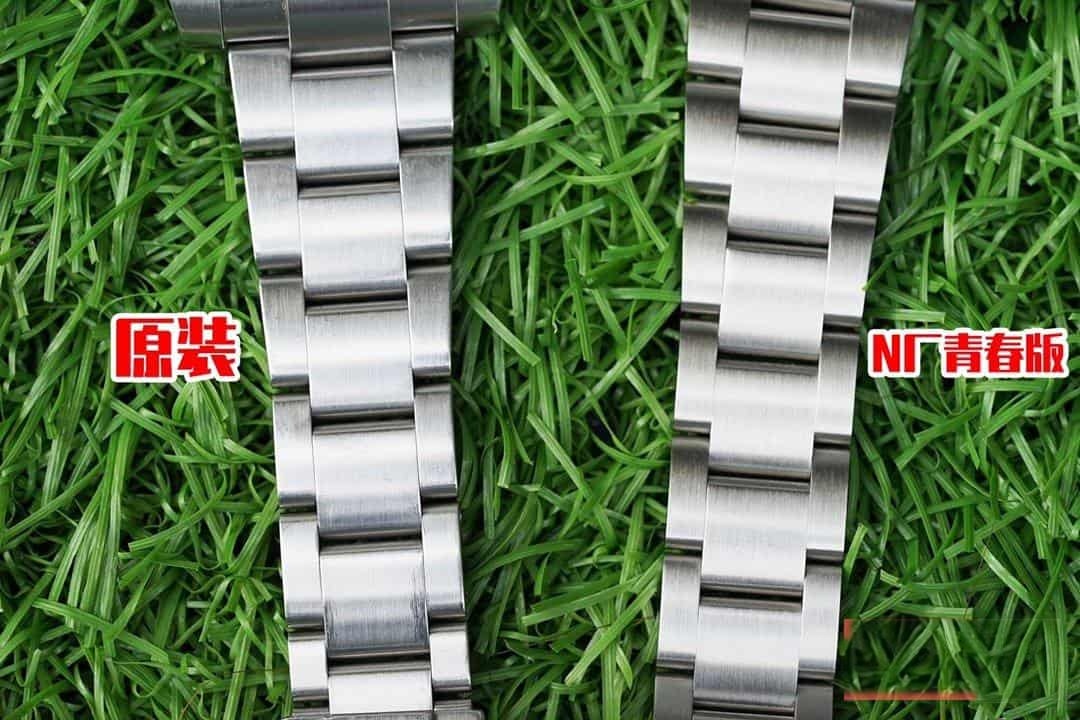 Karşılaştırmalı inceleme: N Factory Genç Sürüm Rolex Submariner serisi 116610LV-97200 yeşil kadran kol saati (Yeşil Su Hayaleti) — 28. fotoğraf