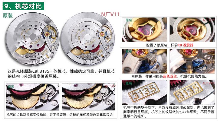 Karşılaştırmalı İnceleme: N Factory V11 Versiyonu Rolex Submariner Yeşil Su Hayaleti Serisi 116610LV-97200 Yeşil Kadranlı Dalış Saati — 4. fotoğraf