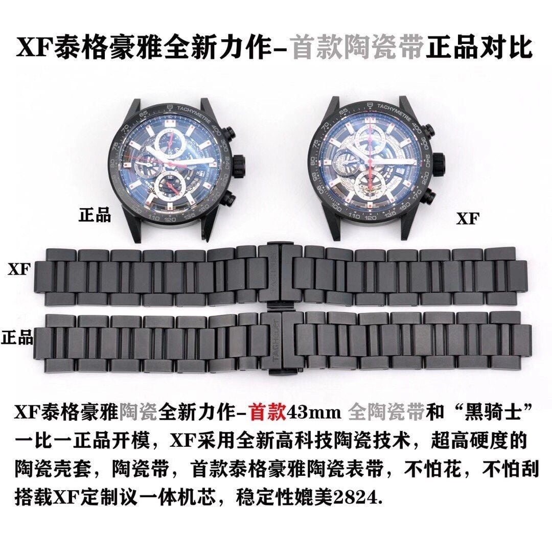 Karşılaştırmalı inceleme: XF Factory TAG Heuer Carrera serisi CAR2090.BH0729 saati — 2. fotoğraf