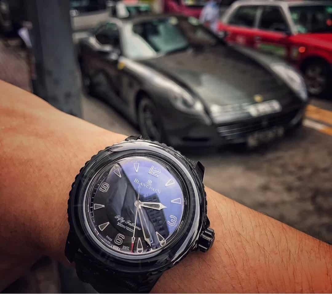 Karşılaştırmalı inceleme: ZF Factory Blancpain Fifty Fathoms 50 Fathoms serisi 5015-11C30-52A kol saati — 16. fotoğraf