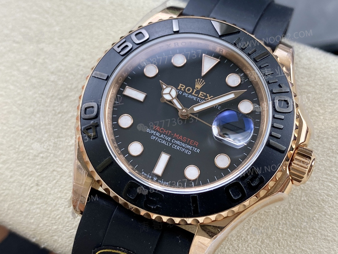 KING Factory KF Factory Replika Rolex Altın Yacht-Master Ağırlıklandırılmış Tam Ağırlık Versiyonu 154 Gram 174 Gram — 3. fotoğraf