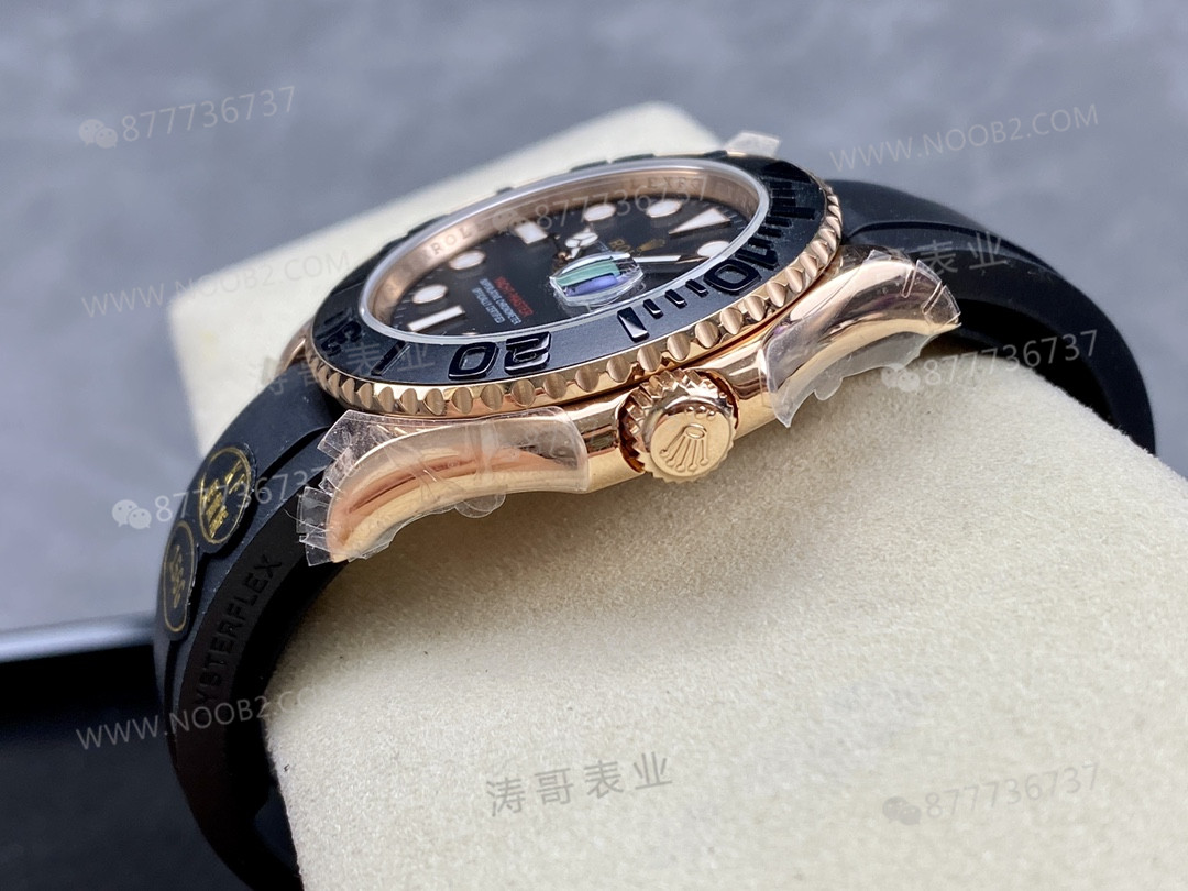 KING Factory KF Factory Replika Rolex Altın Yacht-Master Ağırlıklandırılmış Tam Ağırlık Versiyonu 154 Gram 174 Gram — 6. fotoğraf