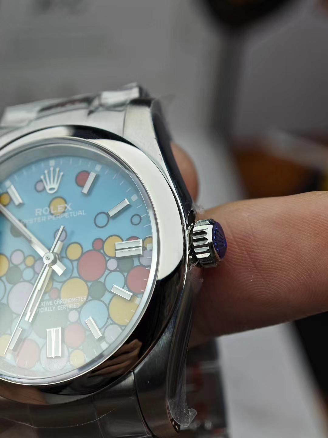 Rolex Oyster Perpetual 126000 Bubble Kurma Kolu