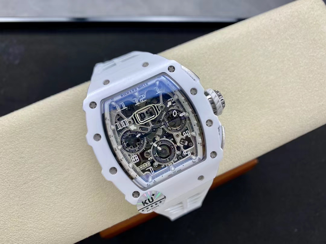 Richard Mille RM11-03 Beyaz Seramik Replika