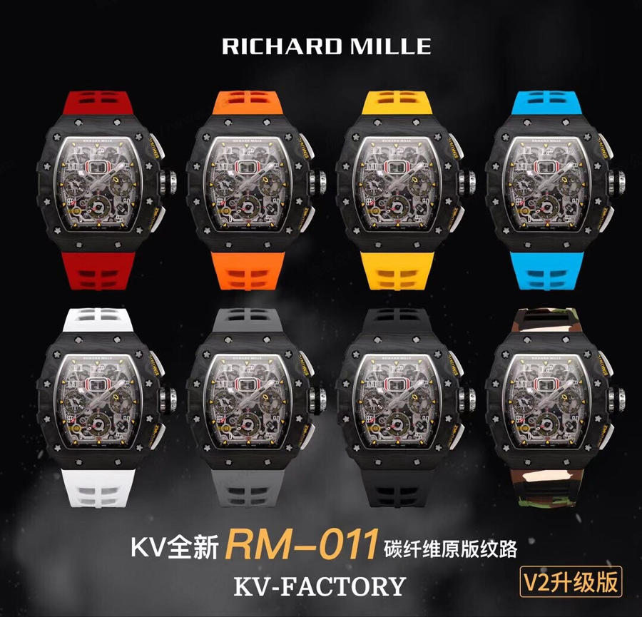 KV Factory Richard Mille RM011-03M saat incelemesi — 8. fotoğraf
