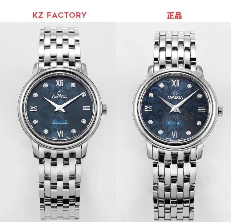 KZ Factory Omega De Ville Orbis kadın özel versiyonunda gerçek-replika nasıl ayırt edilir? — 1. fotoğraf