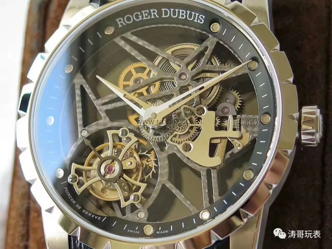 Lu Han'ın da taktığı BBR Factory Roger Dubuis RDDBEX0393 iskelet tourbillon üst seviye versiyon incelemesi — 6. fotoğraf
