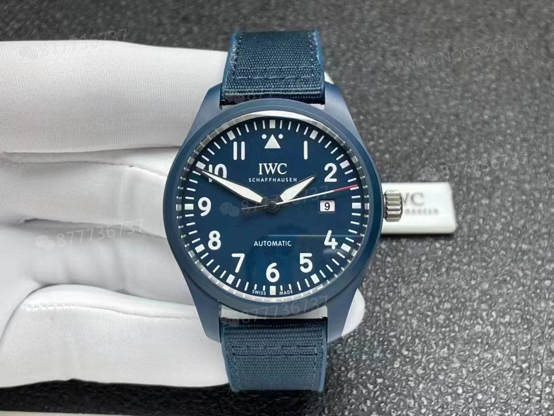 M+ Fabrikası IWC Mark XVIII Mavi Seramik Replika Saatin Kalitesi İyi mi? — 1. fotoğraf