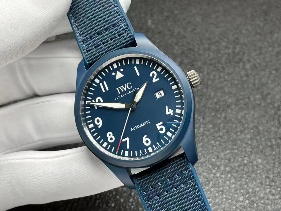 M+ Fabrikası IWC Mark XVIII Mavi Seramik Replika Saatin Kalitesi İyi mi? — 2. fotoğraf