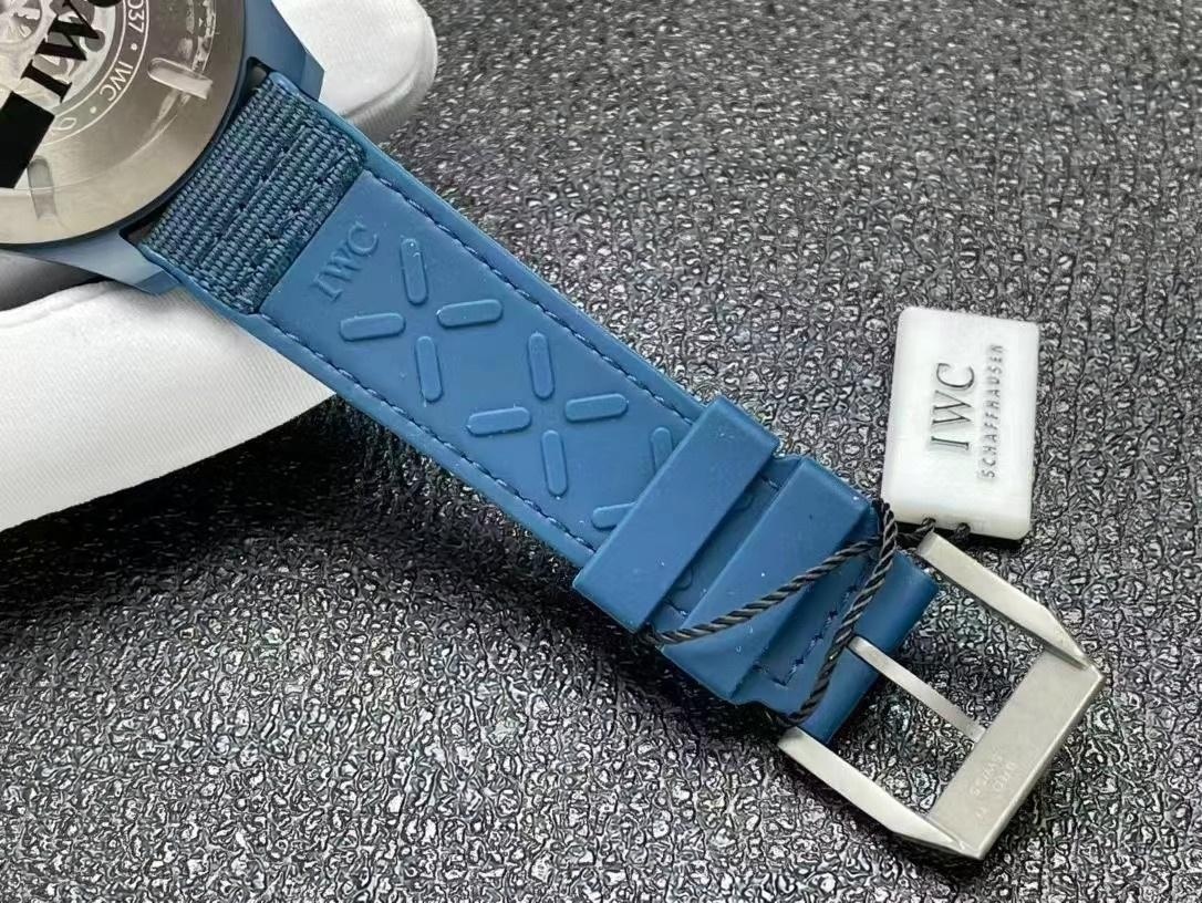 M+ Fabrikası IWC Mark XVIII Mavi Seramik Replika Saatin Kalitesi İyi mi? — 9. fotoğraf