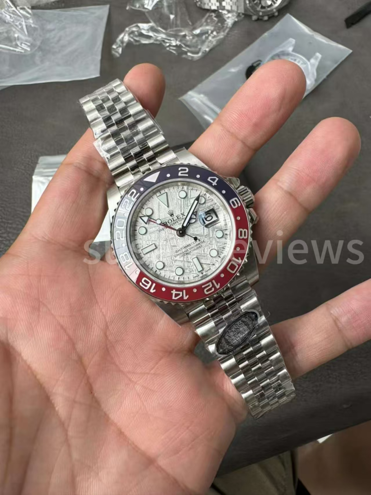 Meteorit Kadranlı En İyi Super Clone GMT-Master II — 2. fotoğraf