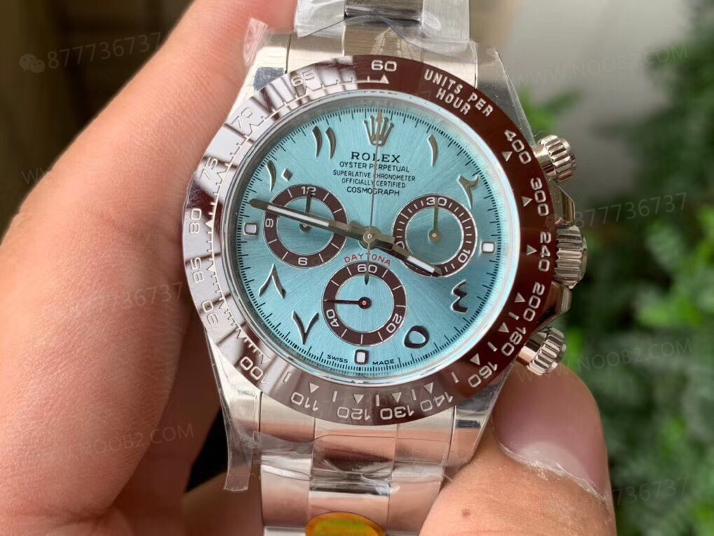 N Factory 4130 Rolex buz mavisi Daytona Orta Doğu Dubai limited edition saat incelemesi — 2. fotoğraf