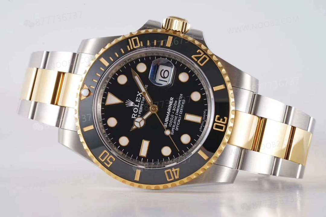 N Factory gençlik versiyonu Rolex iki renkli altın siyah Submariner iyi yapılmış mı? — 7. fotoğraf