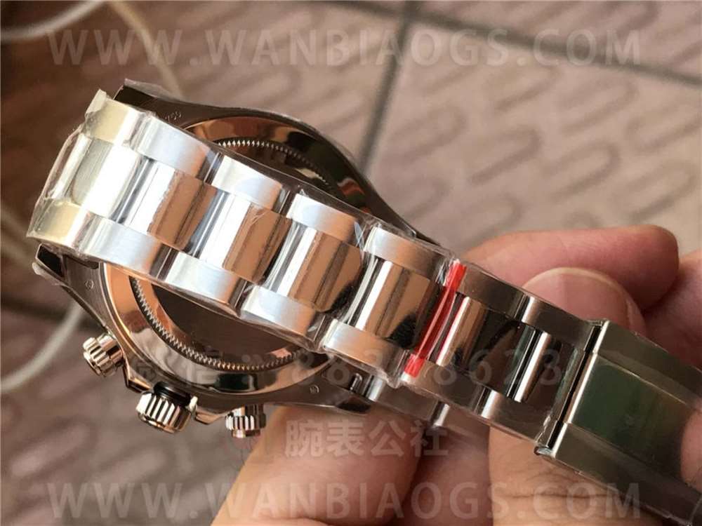 N Factory Rolex 4130 Daytona 116509 «Siyah Kadran Kırmızı Akrep-Yelkovan» İşçilik İncelemesi - 11.11 Stok Gerçek Çekim — 6. fotoğraf