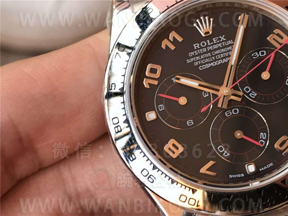 N Factory Rolex 4130 Daytona 116509 «Siyah Kadran Kırmızı Akrep-Yelkovan» İşçilik İncelemesi - 11.11 Stok Gerçek Çekim — 10. fotoğraf