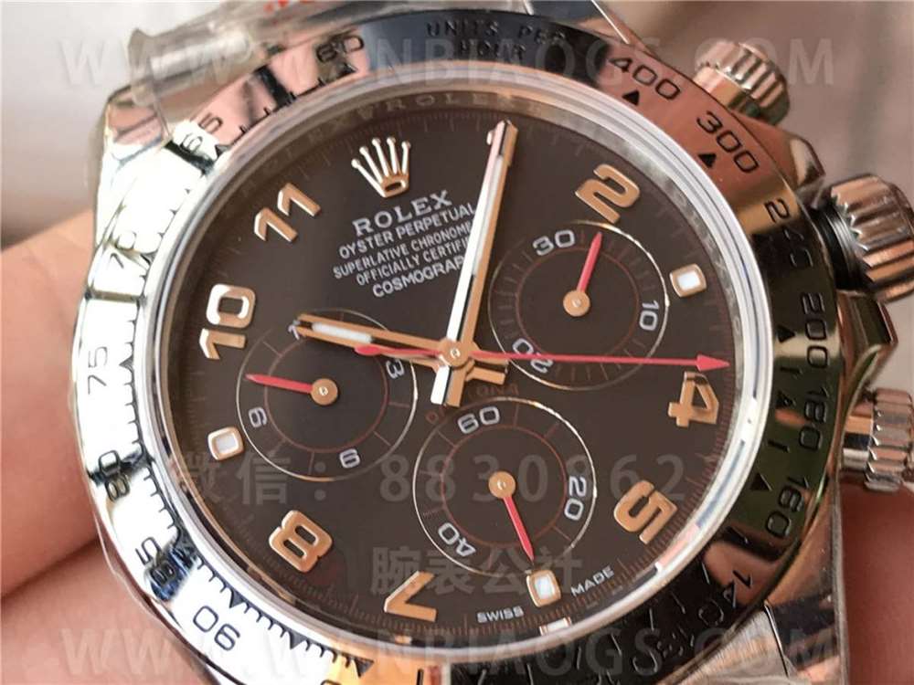 N Factory Rolex 4130 Daytona 116509 «Siyah Kadran Kırmızı Akrep-Yelkovan» İşçilik İncelemesi - 11.11 Stok Gerçek Çekim — 13. fotoğraf