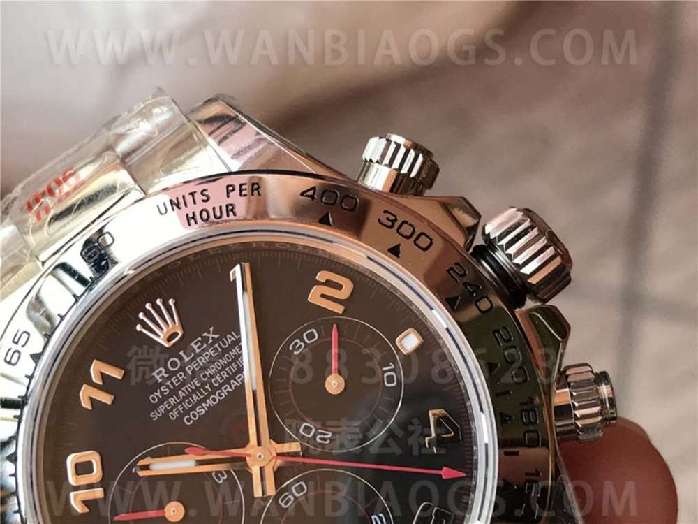 N Factory Rolex 4130 Daytona 116509 «Siyah Kadran Kırmızı Akrep-Yelkovan» İşçilik İncelemesi - 11.11 Stok Gerçek Çekim — 14. fotoğraf