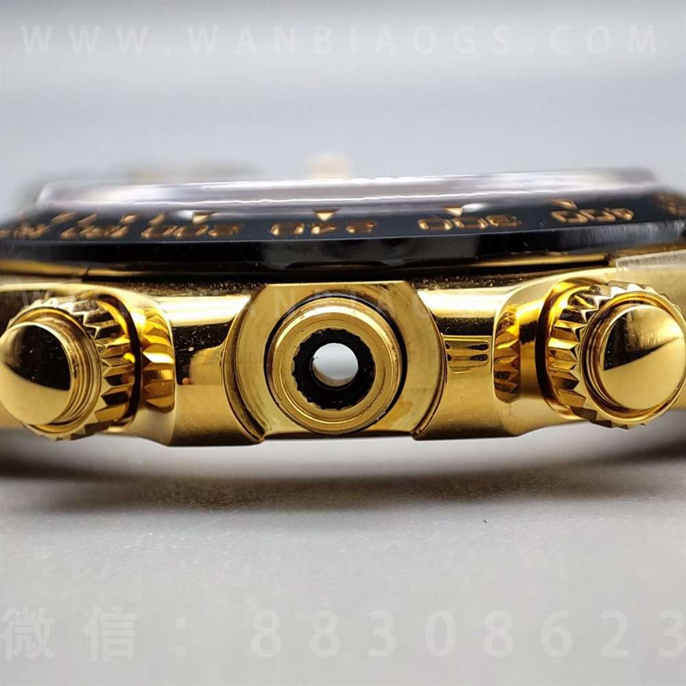 N Factory Rolex Daytona «4130» Edison Chen model altın Daytona parça inceleme — 23. fotoğraf