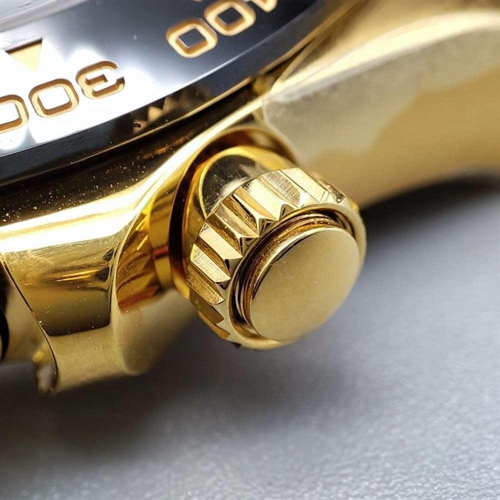 N Factory Rolex Daytona «4130» Edison Chen model altın Daytona parça inceleme — 24. fotoğraf