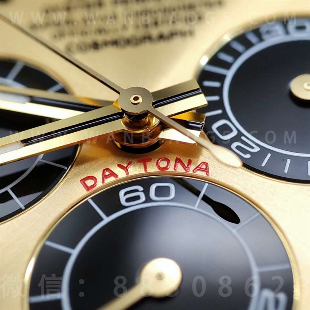 N Factory Rolex Daytona «4130» Edison Chen model altın Daytona parça inceleme — 33. fotoğraf