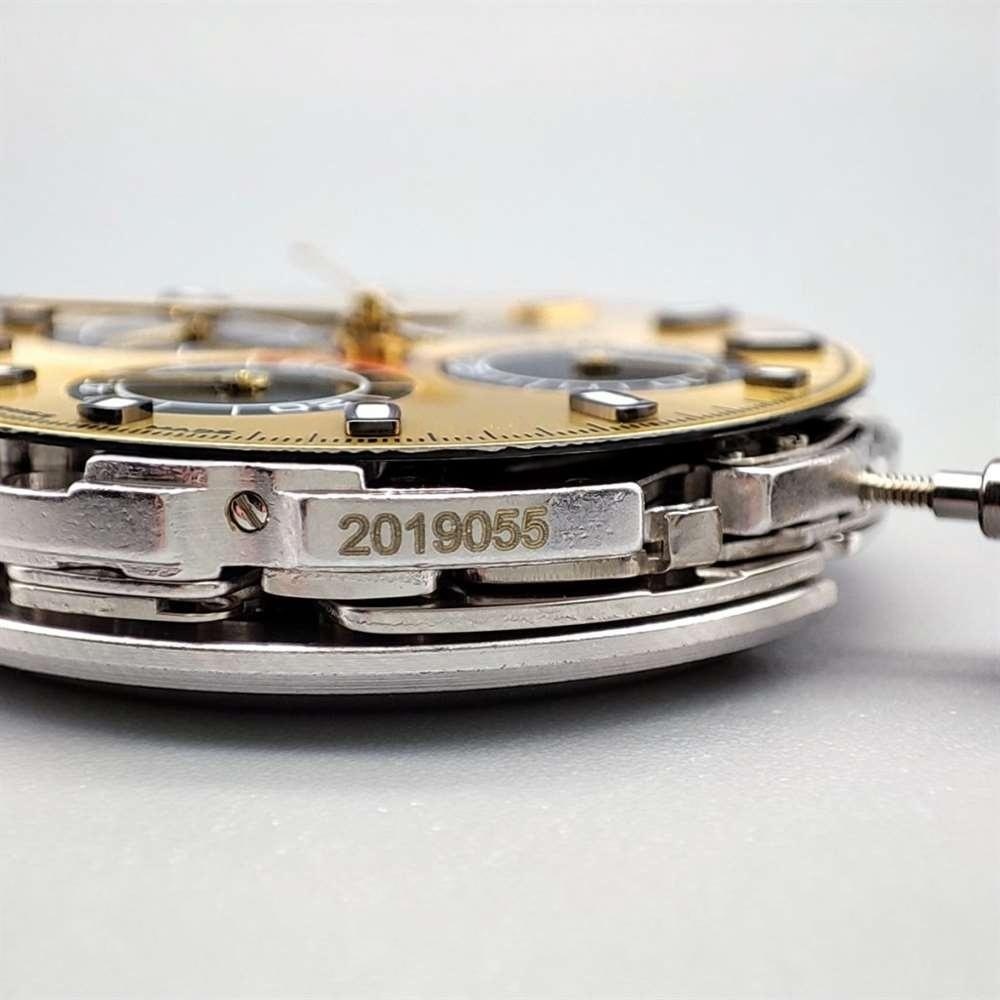 N Factory Rolex Daytona «4130» Edison Chen model altın Daytona parça inceleme — 39. fotoğraf