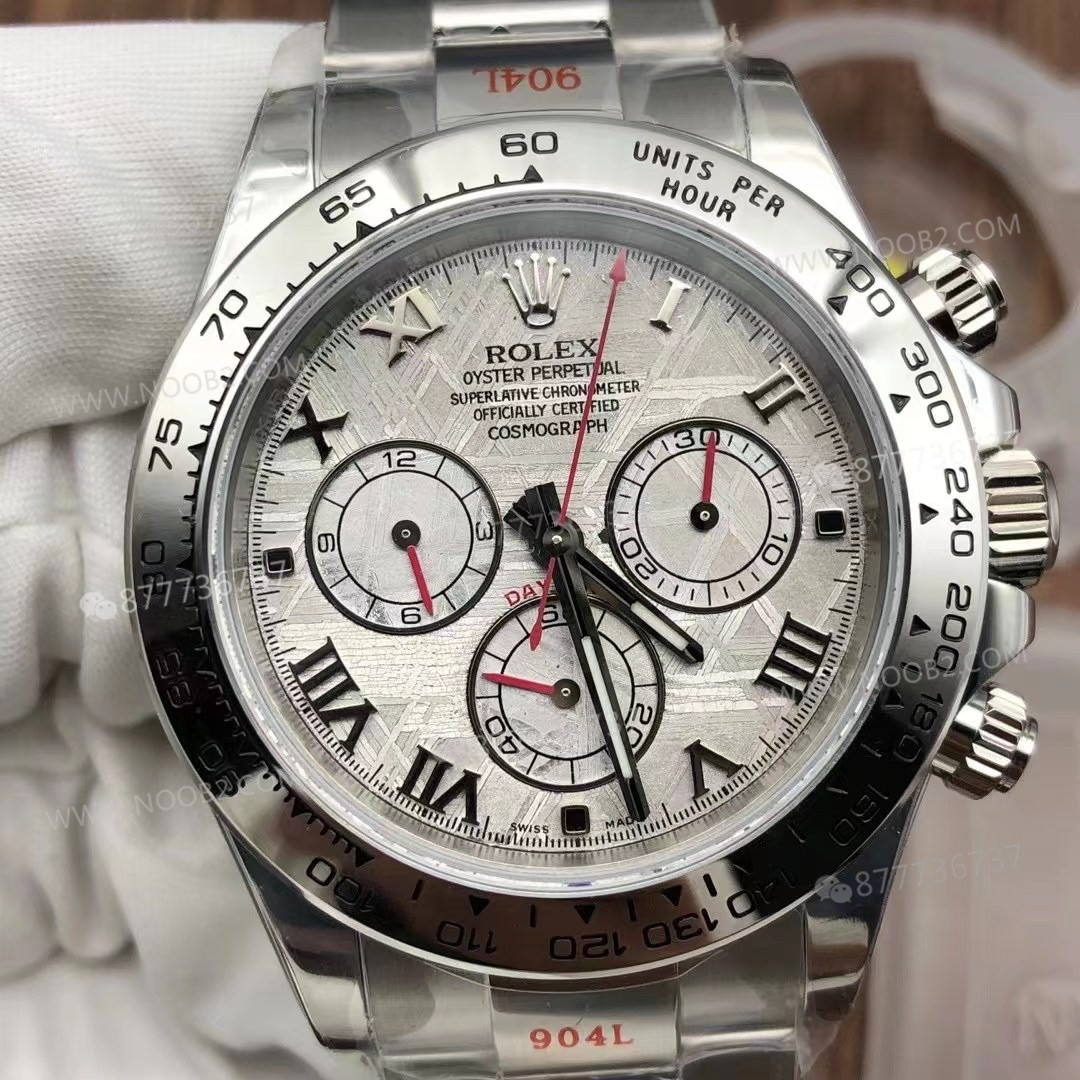 N Factory Rolex Daytona 4130 mekanizmalı gerçek göktaşı kadran işçiliği iyi mi? — 4. fotoğraf