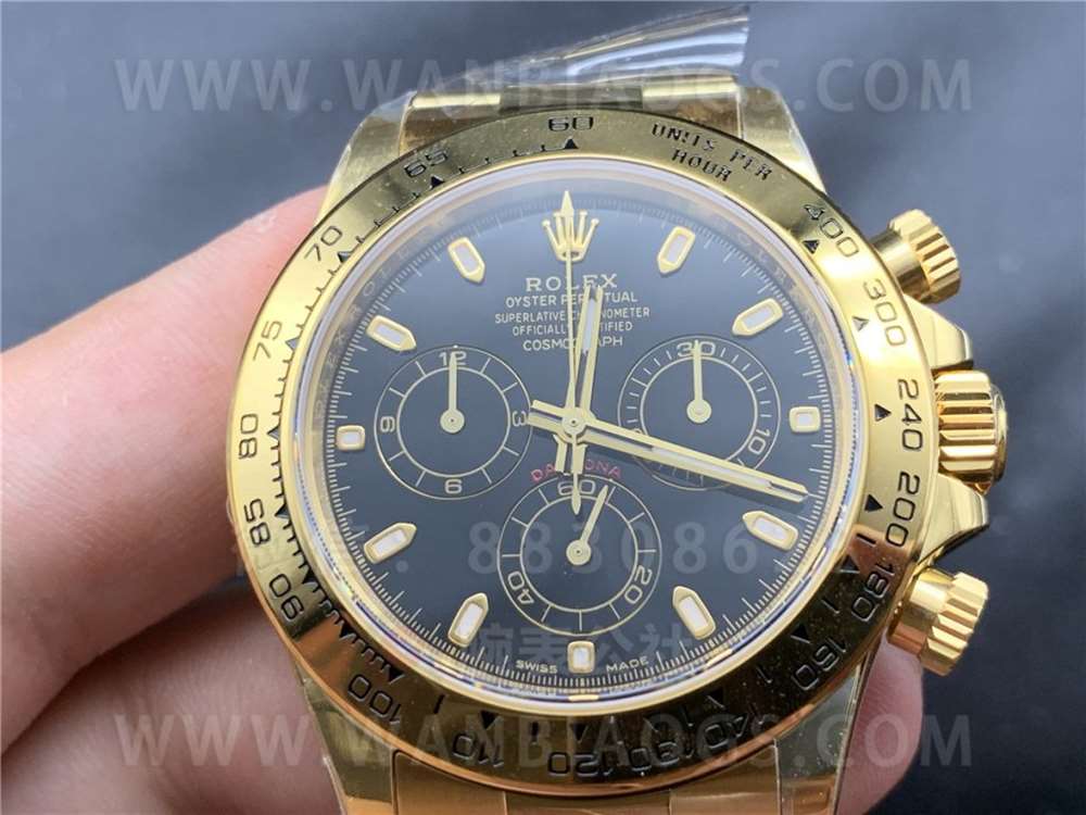 N Factory Rolex Daytona 4130 mekanizmalı «Yeşil-Altın Daytona» işçilik incelemesi — 22. fotoğraf