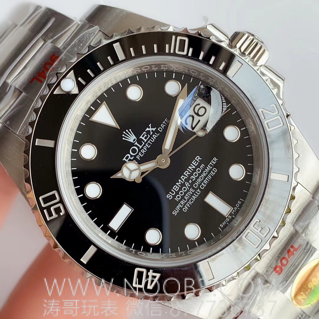 N Factory V10 versiyonu detaylı inceleme: Rolex Submariner yeşil su hayaleti siyah su hayaleti 11610 — 9. fotoğraf