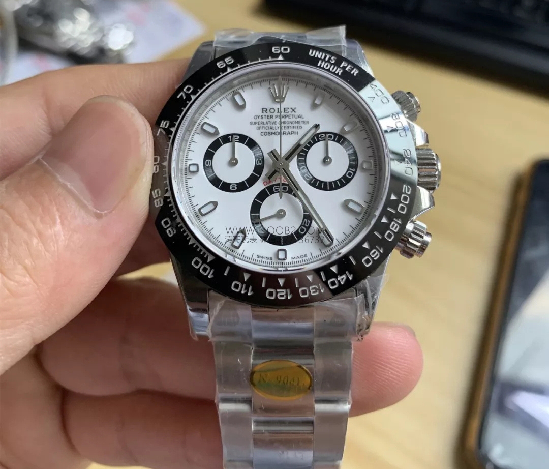 N Factory V2 Versiyonu Rolex Daytona Panda: 904 Çelik, 4130 Mekanizma ve Göze Daha Hoş Gelen Tali Kadranlar — 4. fotoğraf
