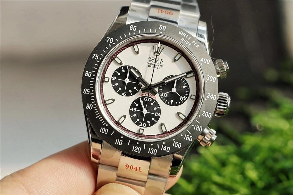 N Factory ve IPK Ortaklığıyla Özel Üretim Rolex Daytona Paul Newman Blaken Replika Saat — 3. fotoğraf
