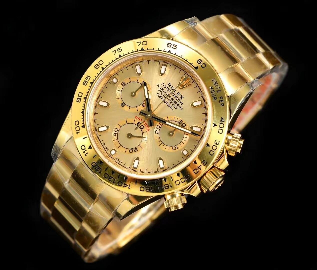 N Factory Yeni Rolex Daytona Yeşil-Altın 4130 Mekanizmalı 116508 Replika Saat İncelemesi — 6. fotoğraf