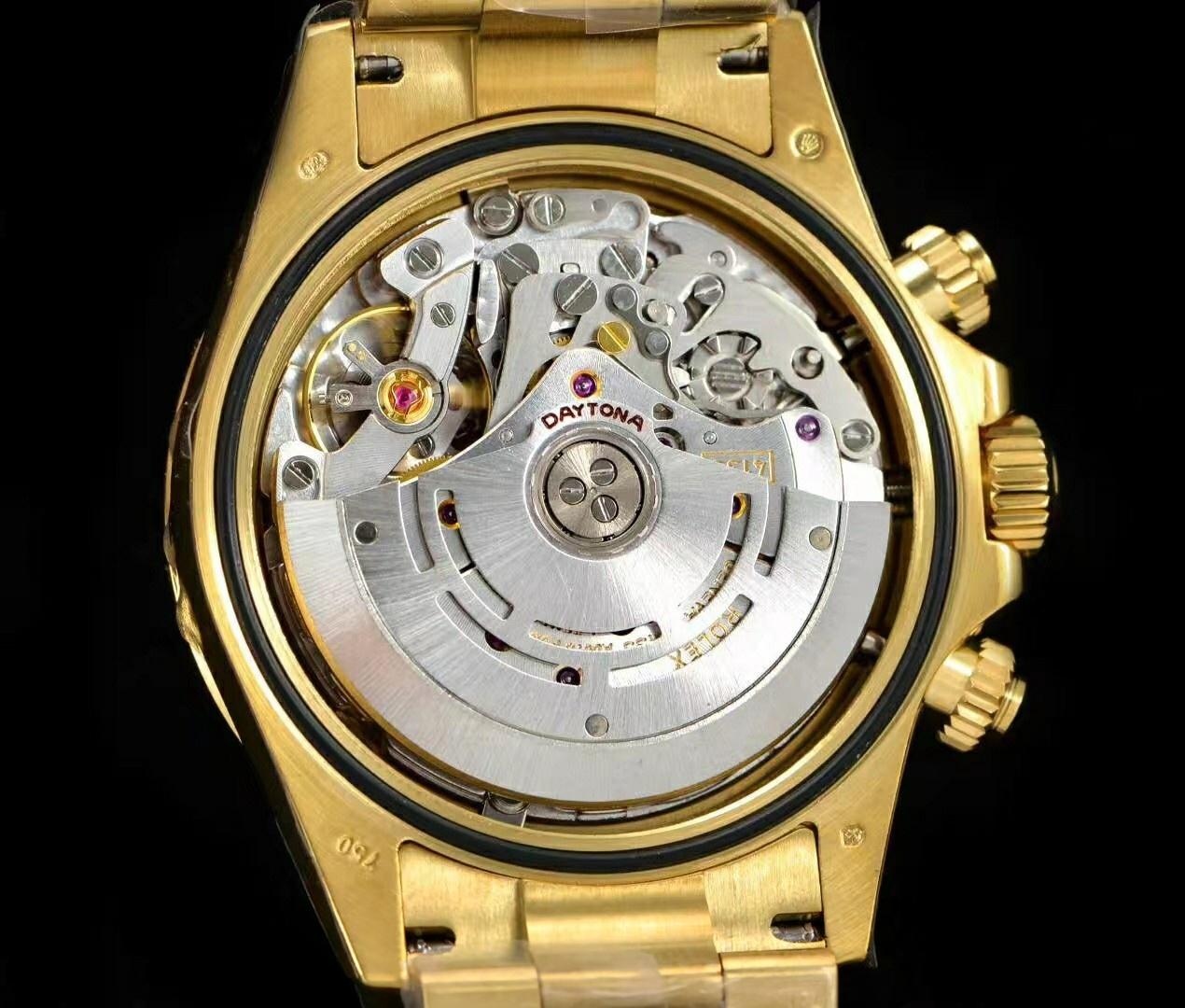 N Factory Yeni Rolex Daytona Yeşil-Altın 4130 Mekanizmalı 116508 Replika Saat İncelemesi — 14. fotoğraf