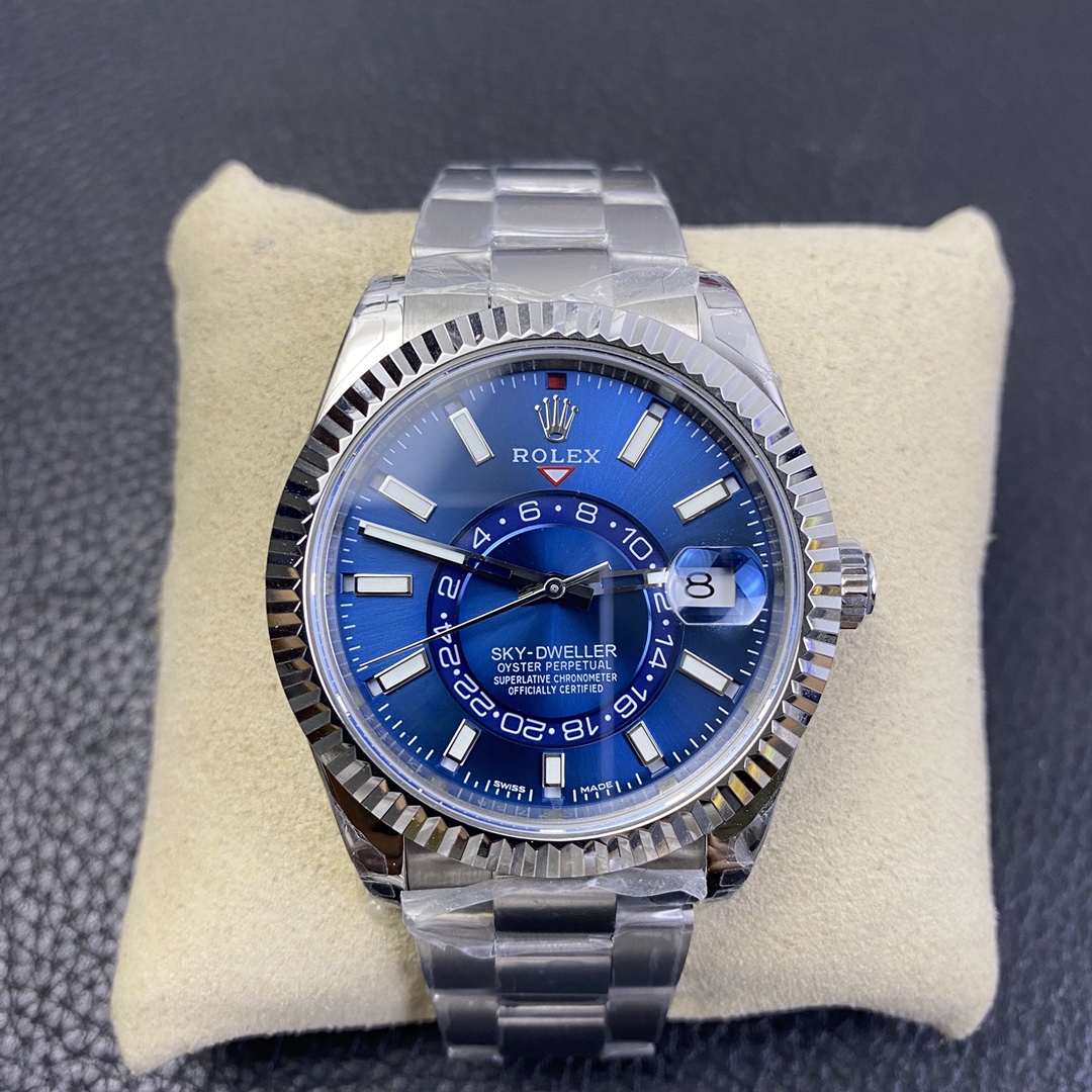 Replika Rolex Sky-Dweller Mavi